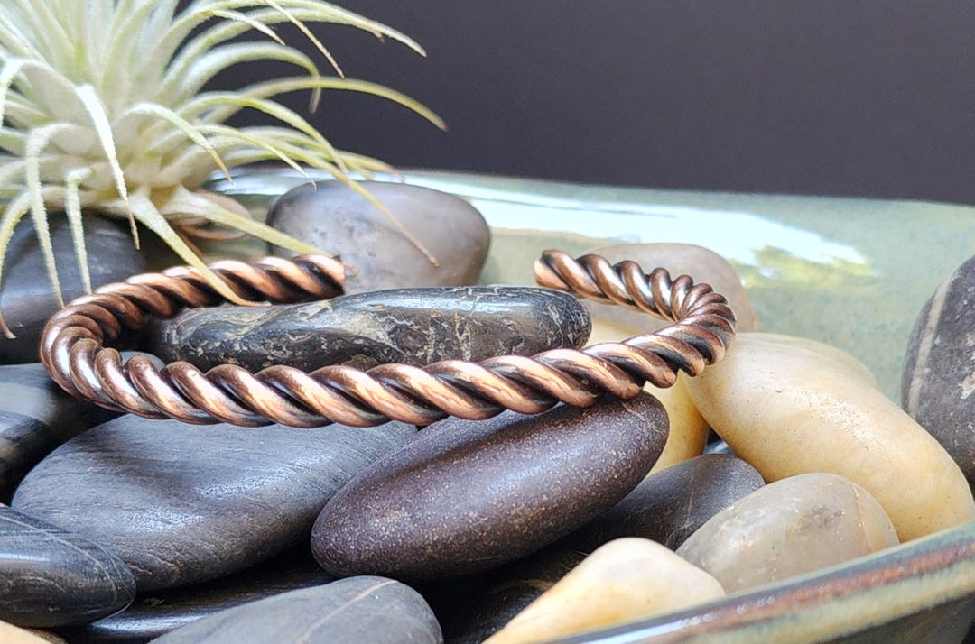 Copper Patina Bangle Cuff