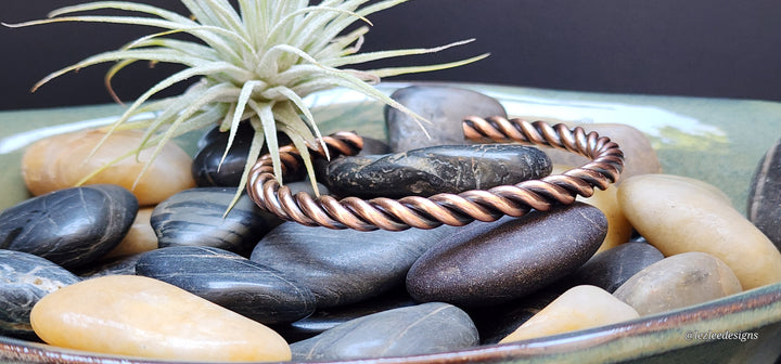 Copper Patina Bangle Cuff