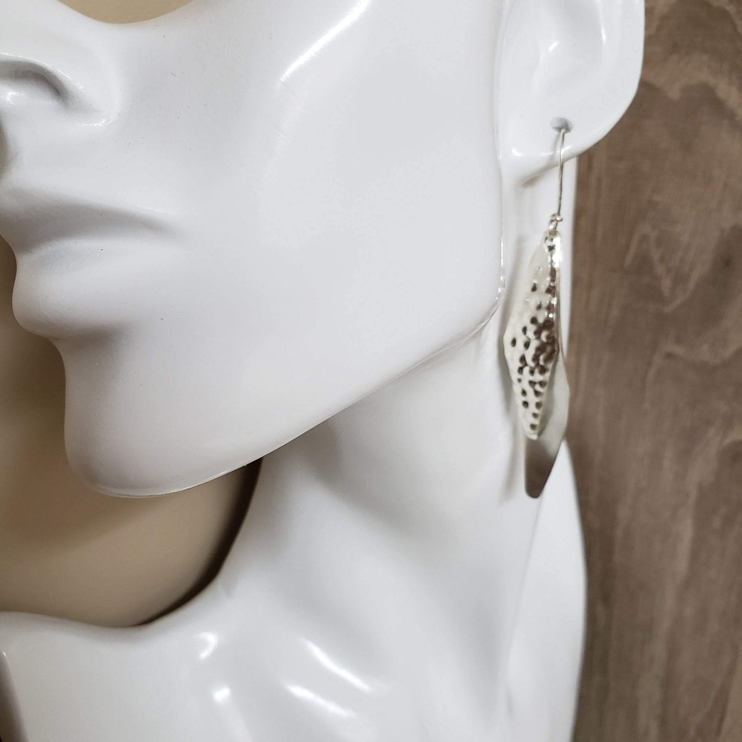 Flashy sterling silver earrings - LB Designs