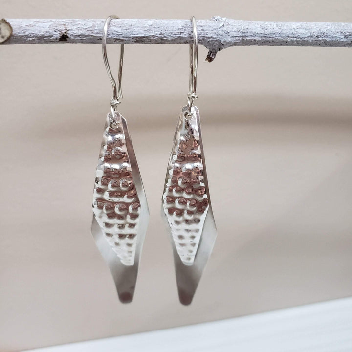 Flashy sterling silver earrings - LB Designs