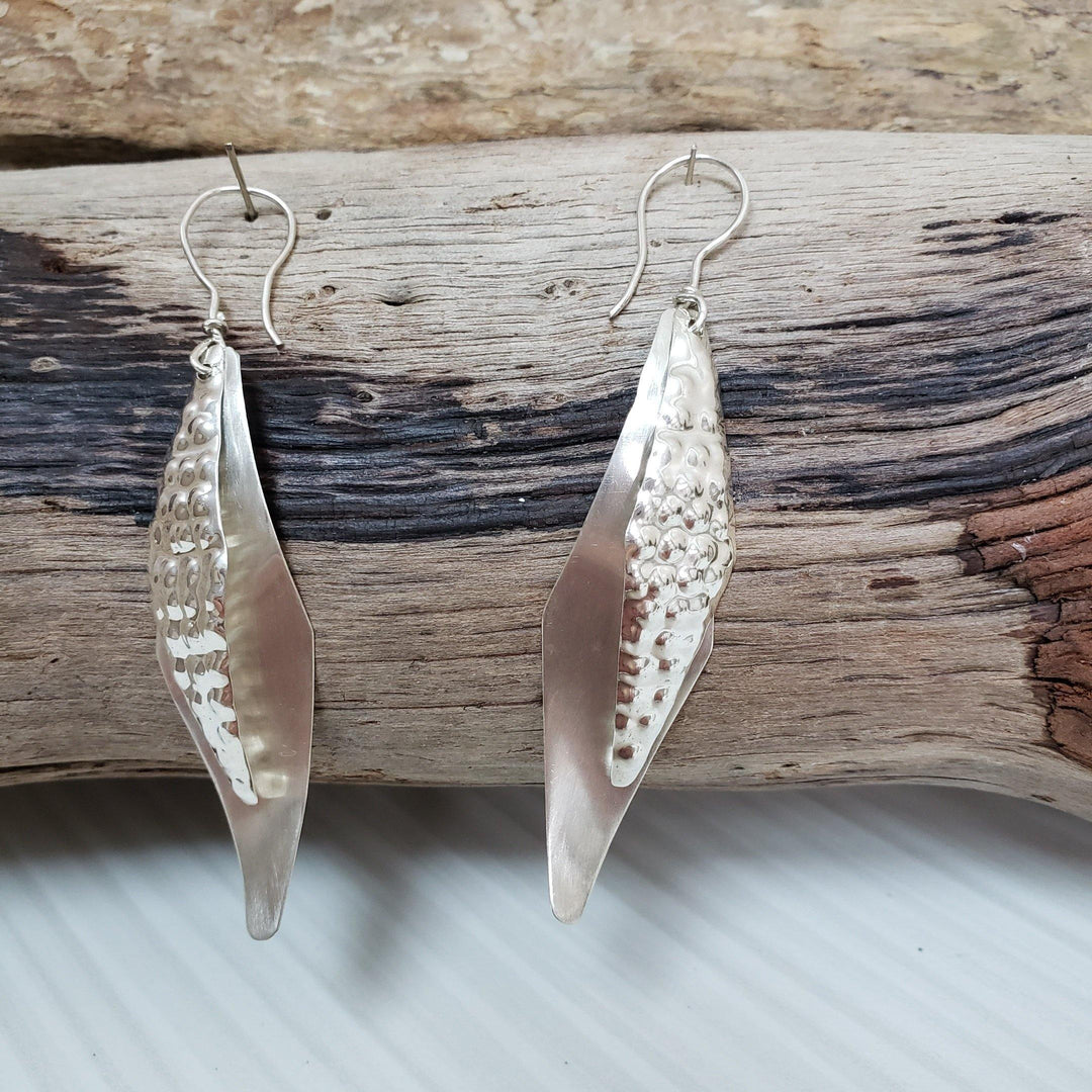 Flashy sterling silver earrings - LB Designs