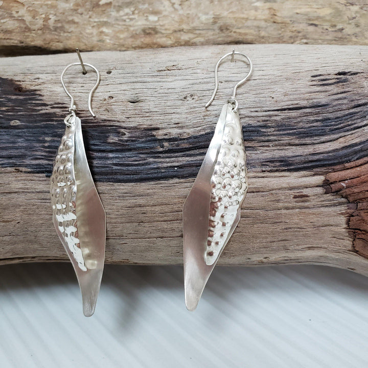 Flashy sterling silver earrings - LB Designs