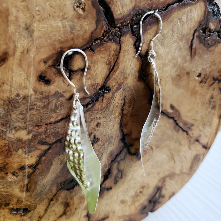 Flashy sterling silver earrings - LB Designs