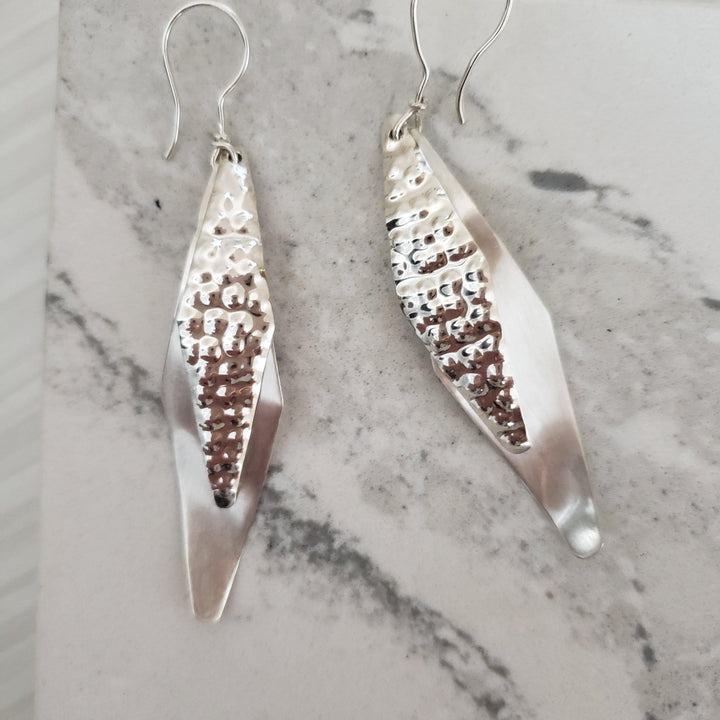 Flashy sterling silver earrings - LB Designs