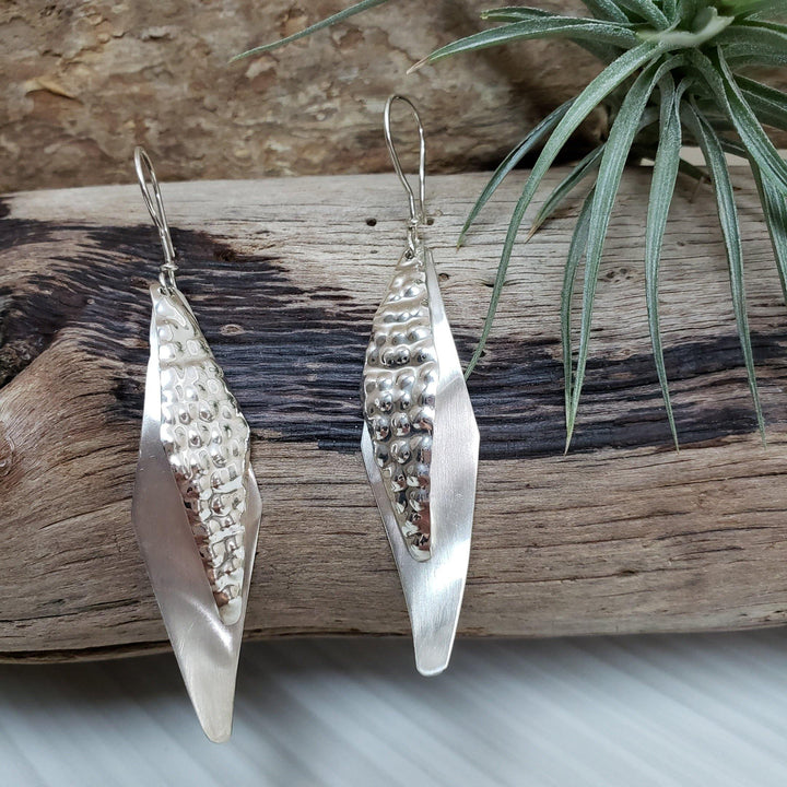 Flashy sterling silver earrings - LB Designs